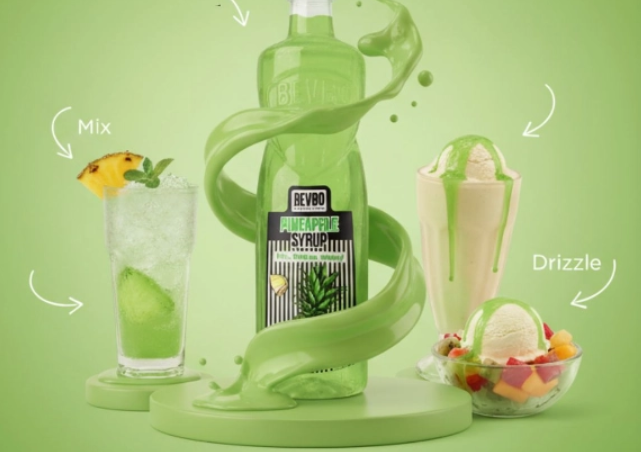 Bevbo HoneyDew Syrup For Bubble Tea And Fruity Drinks | 750ml Food-Safe Bottle | Bubble Tea Supply Pakistan