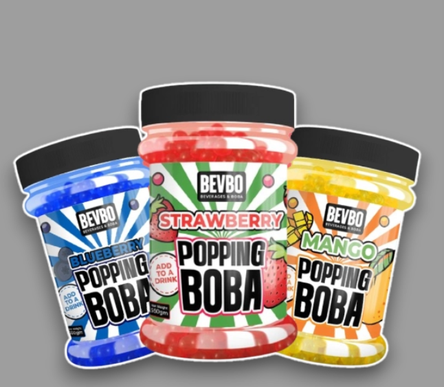 Green Apple Popping Boba – Juice-Filled Bursting Pearls for Bubble Tea, Smoothies & Desserts | Ready-to-Use | Bevbo